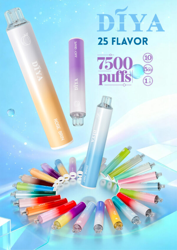 DIYA叮啞抛棄式7500口🔋 🔋